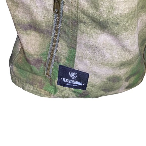 Crooks & Castles Womens Camo Biker Jacket Small - Picture 3 of 4